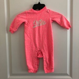 Bright Pink Cutie Onesie